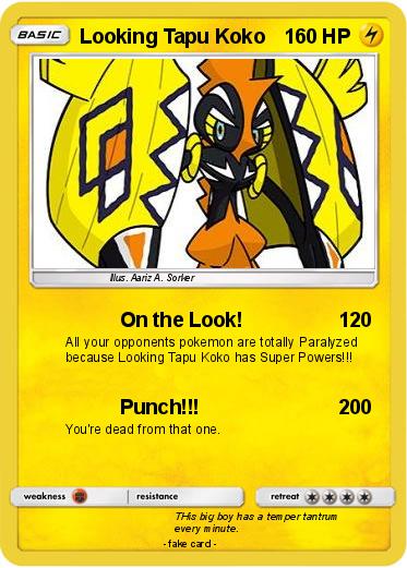 Pokemon Looking Tapu Koko
