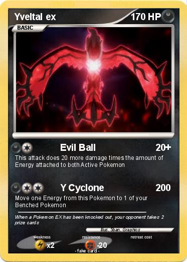 Pokemon Yveltal ex