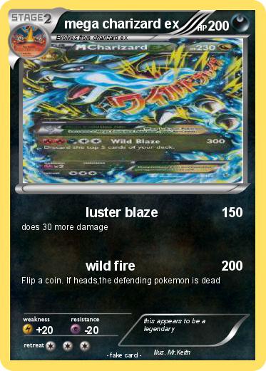 Pokemon mega charizard ex