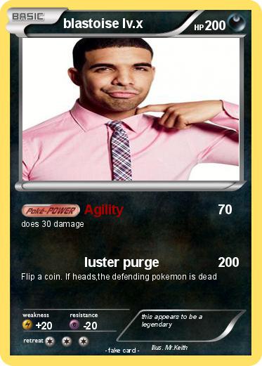 Pokemon blastoise lv.x