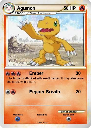 Pokemon Agumon