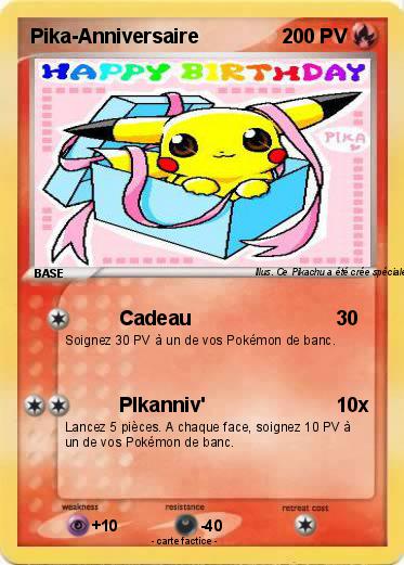 Pokemon Pika-Anniversaire