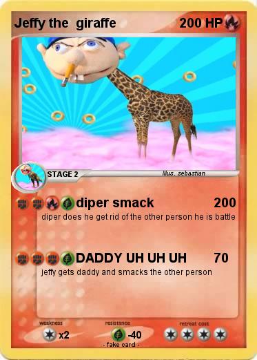 Pokemon Jeffy the  giraffe