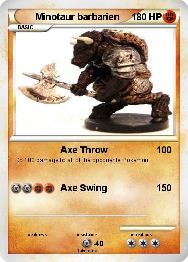 Pokemon Minotaur barbarien