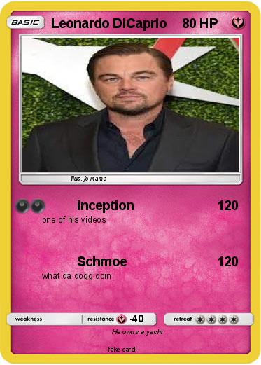 Pokemon Leonardo DiCaprio