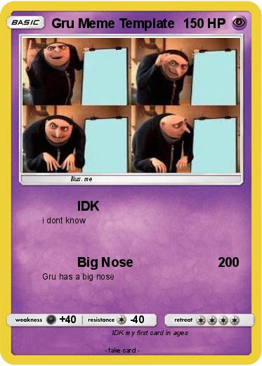 Pokemon Gru Meme Template