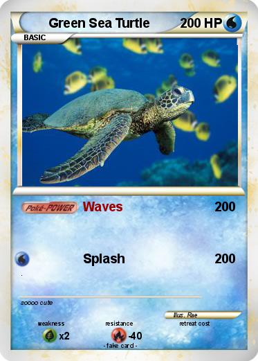 Pokemon Green Sea Turtle