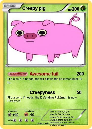 Pokemon Creepy pig