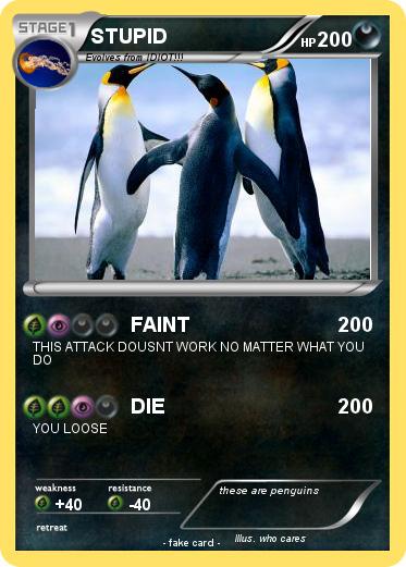 Pokemon STUPID