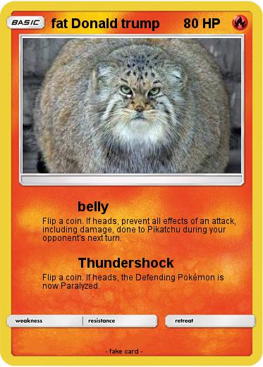 Pokemon fat Donald trump