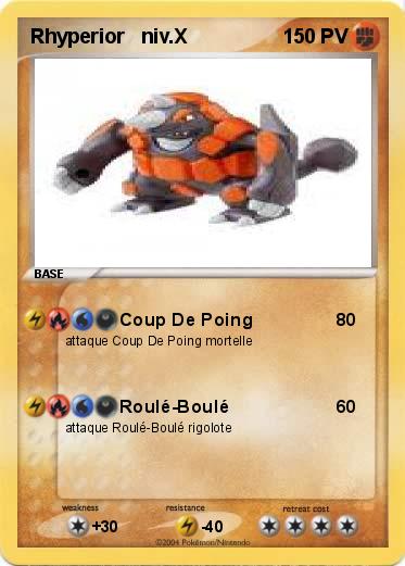 Pokemon Rhyperior   niv.X