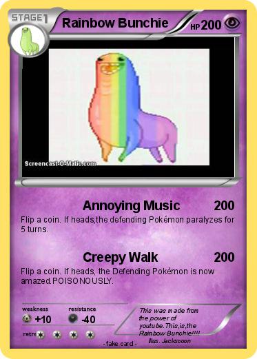 Pokemon Rainbow Bunchie