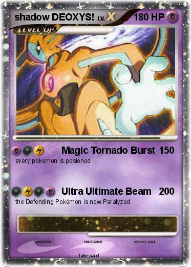 Pokemon shadow DEOXYS!