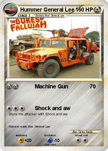 Pokemon Hummer General Lee