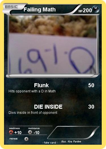 Pokemon Failing Math