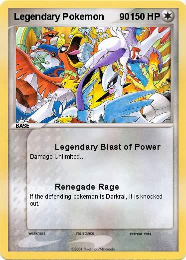 Pokemon Legendary Pokemon      90