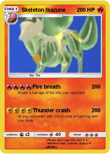 Pokemon Skeleton Ikazune