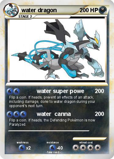 Pokemon water dragon