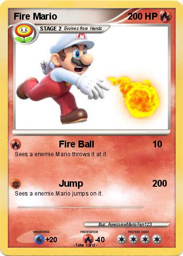 Pokemon Fire Mario