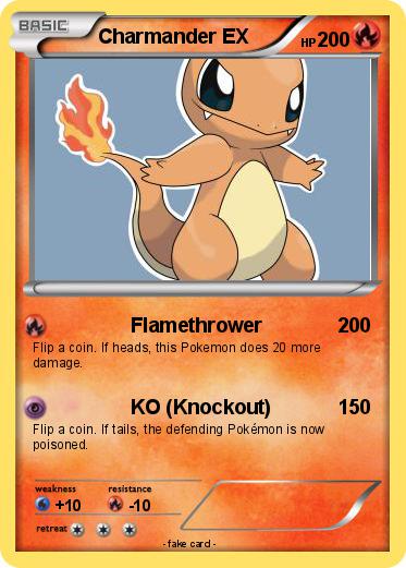Pokemon Charmander EX