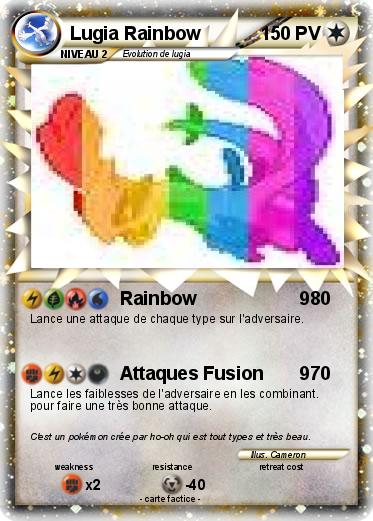 Pokemon Lugia Rainbow