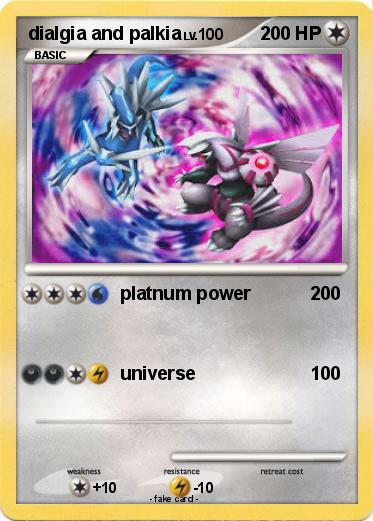 Pokemon dialgia and palkia