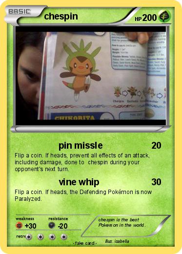 Pokemon chespin