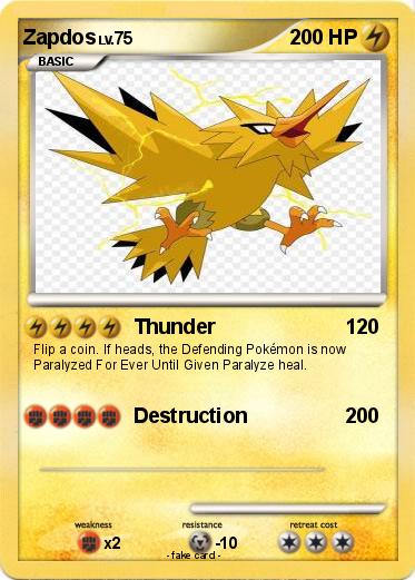 Pokemon Zapdos