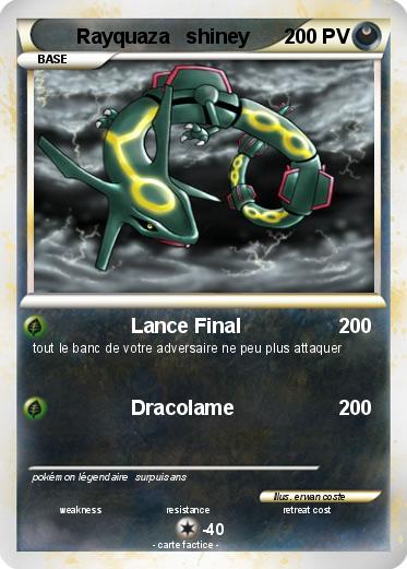 Pokemon Rayquaza   shiney