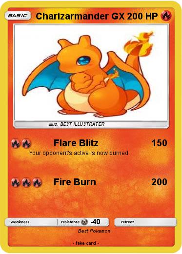 Pokemon Charizarmander GX