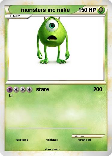 Pokemon monsters inc mike