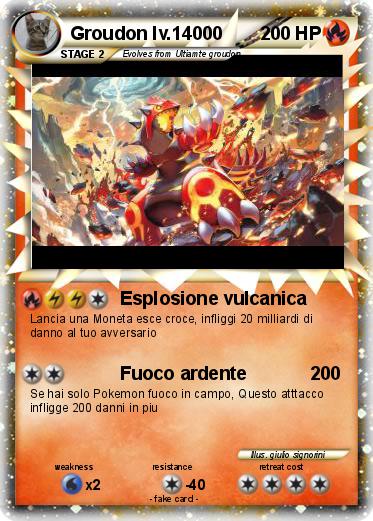 Pokemon Groudon lv.14000