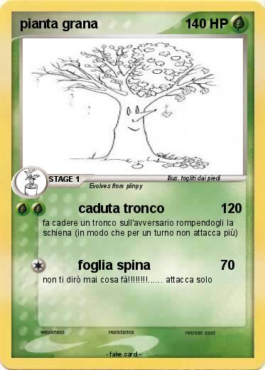 Pokemon pianta grana