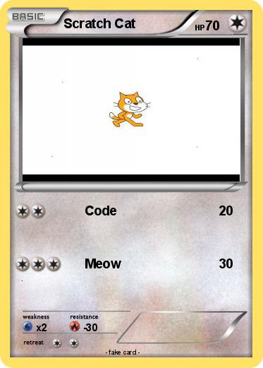 Pokemon Scratch Cat