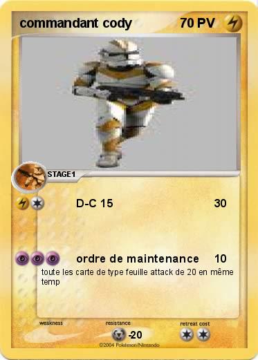 Pokemon commandant cody