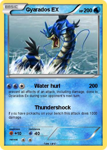 Pokemon Gyarados EX