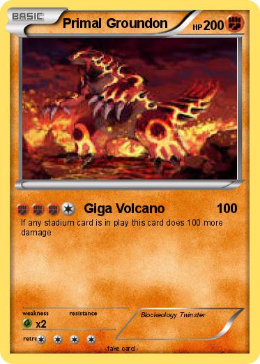Pokemon Primal Groundon