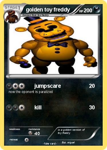 Pokemon golden toy freddy