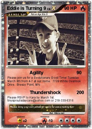 Pokemon Eddie is Turning 9