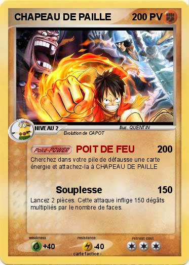 Pokemon CHAPEAU DE PAILLE