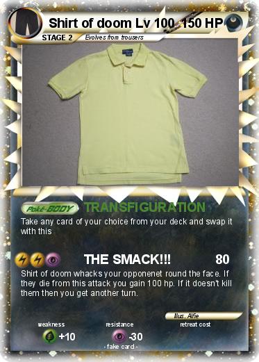 Pokemon Shirt of doom Lv 100