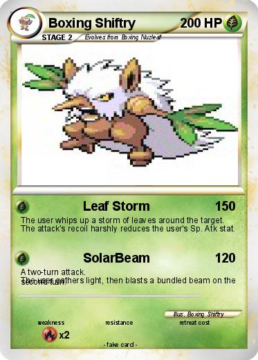 Pokemon Boxing Shiftry