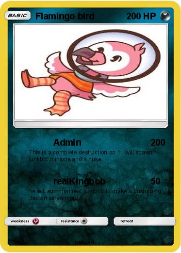 Pokemon Flamingo bird