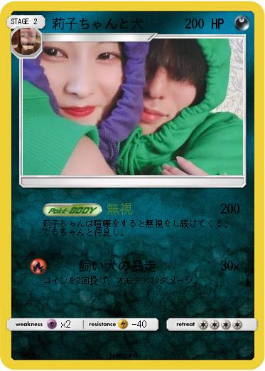 Pokemon 莉子ちゃんと犬