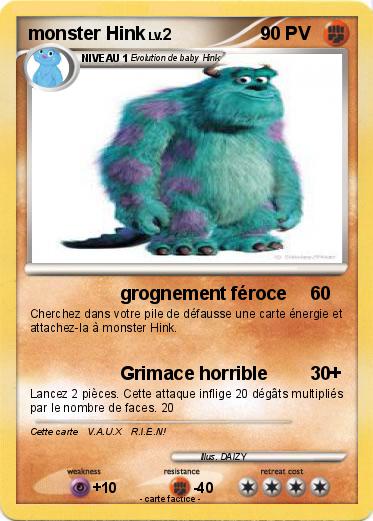 Pokemon monster Hink