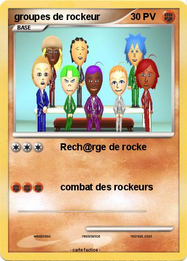 Pokemon groupes de rockeur
