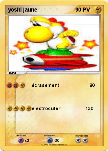 Pokemon yoshi jaune 