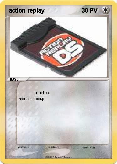 Pokemon action replay