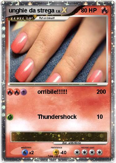Pokemon unghie da strega