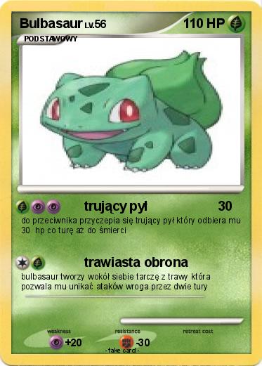 Pokemon Bulbasaur